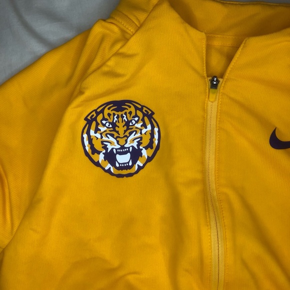 LSU Tigers Nike 1/4 Zip Running Jacket “Made In USA” Team Issued Size S - Picture 6 of 9